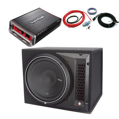 Rockford Fosgate P2 Punch 12" Enclosure PBR Mono Package Deal