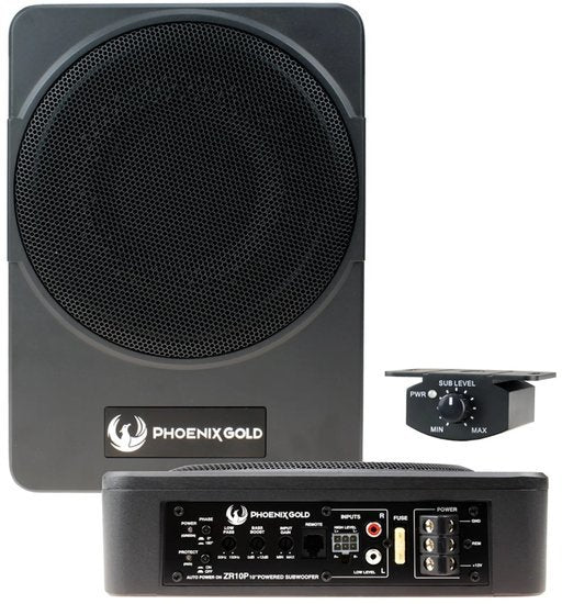 Phoenix Gold ZR10P - 10" Underseat Car Subwoofer 400W Max