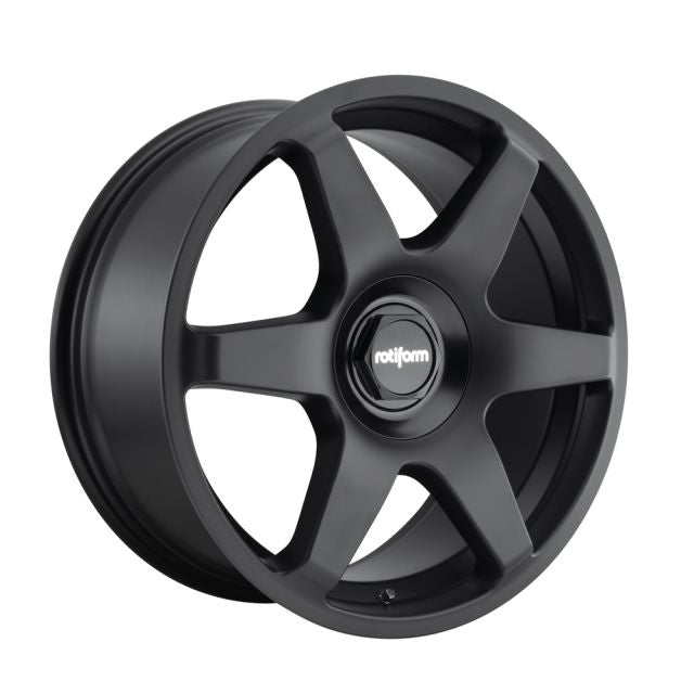 Rotiform SIX - Matt Black Alloy Wheels (Single Wheel)