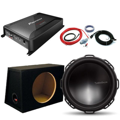 Rockford Fosgate T0 Champion 15" Dual 2 Ohm Bass Package 1600W