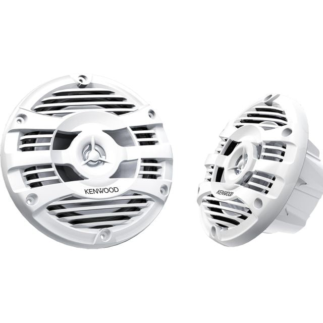 Kenwood KFC-1653MRW -  2 Way 16.5cm Flush Mount Marine Speakers