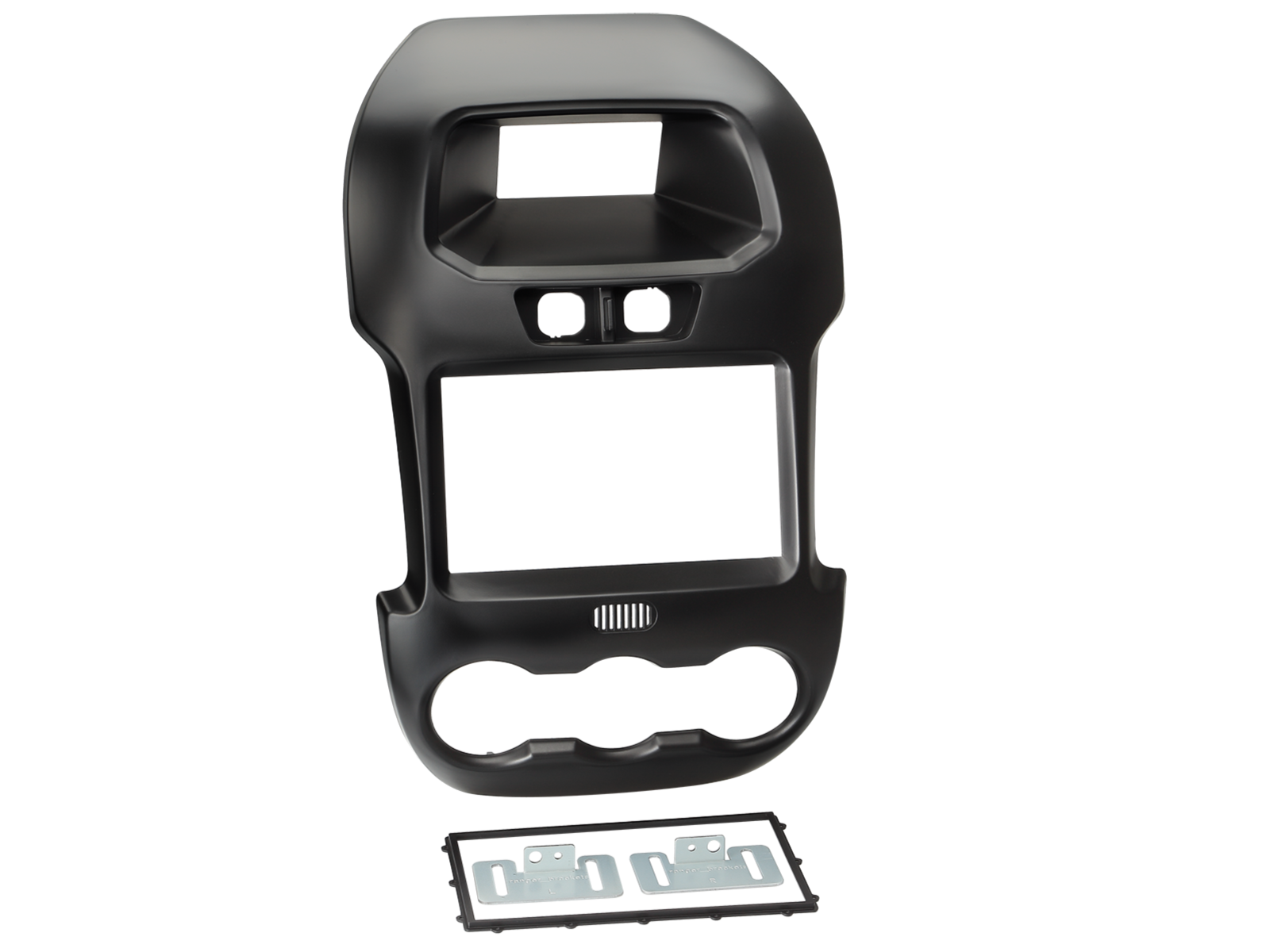 ACV 381114-31 - Ford Ranger 2012-2015 Double Din Black Fascia Adaptor