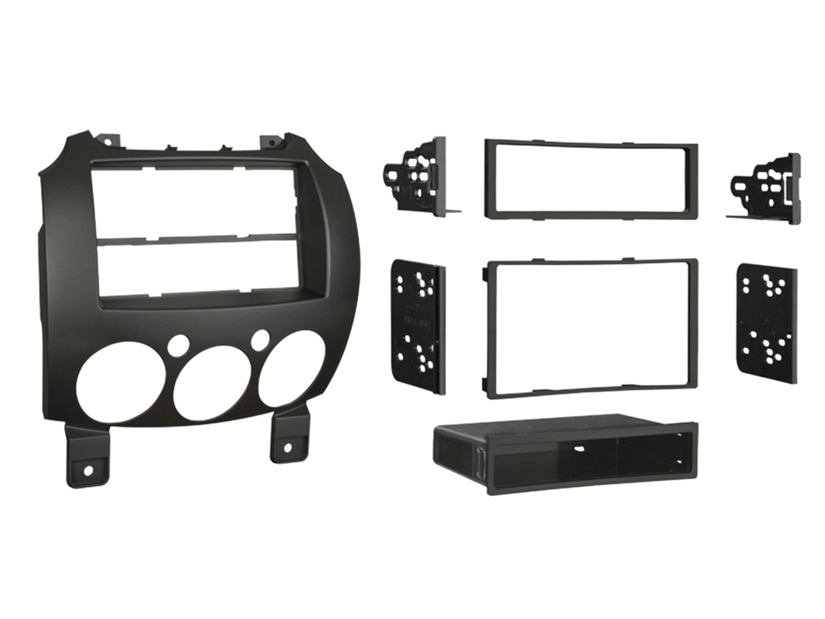 ACV 381170-15 Mazda 2 2007-2015 Double Din Fascia Adaptor With Pocket
