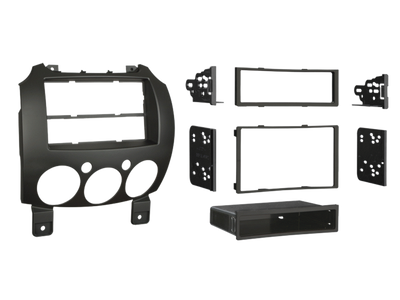 ACV 381170-15 Mazda 2 2007-2015 Double Din Fascia Adaptor With Pocket