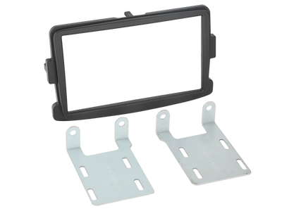 ACV 381250-14-1 - Renault Captur Master Trafic 2013-2019 Black Double Din Fascia Kit