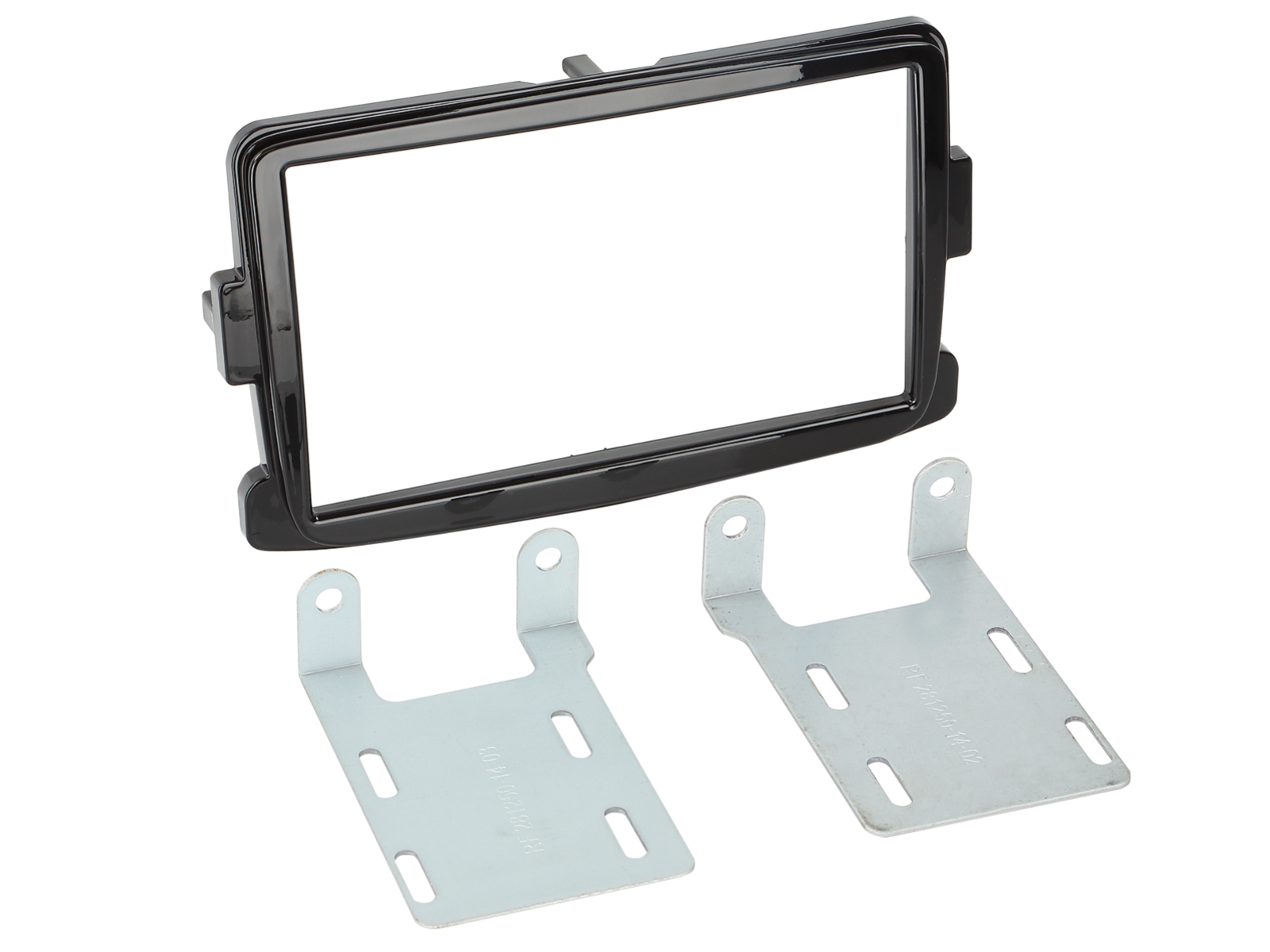 ACV 381250-14-2 - Vauxhall Movano Vivaro 2013-2019 Piano Black Double Din Fascia Kit