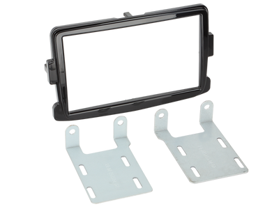 ACV 381250-14-2 - Vauxhall Movano Vivaro 2013-2019 Piano Black Double Din Fascia Kit