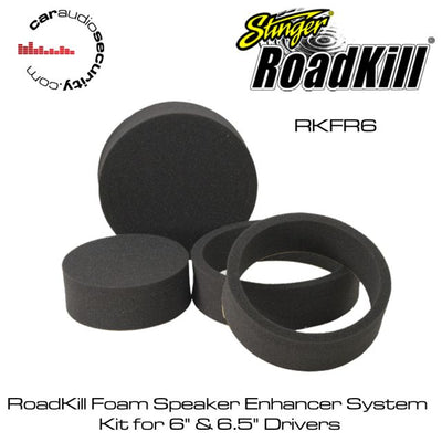 Stinger RKFR6 - Roadkill Fast Rings 6" / 6.5" Speaker Foam Pad Ring