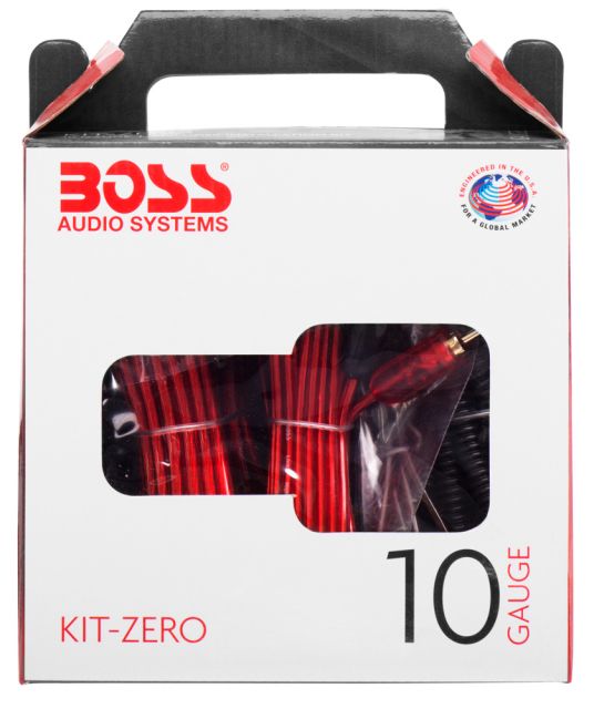 Boss Audio Systems KIT-ZERO - 10 Gauge Amplifier Wiring Kit