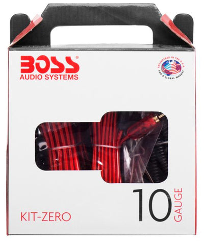 Boss Audio Systems KIT-ZERO - 10 Gauge Amplifier Wiring Kit