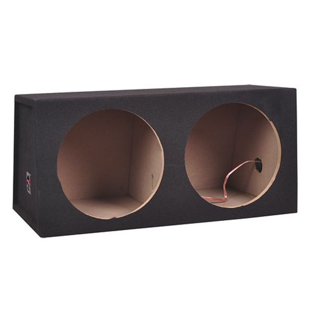 12 Inch Double Subwoofer Box Enclosure (Sealed)