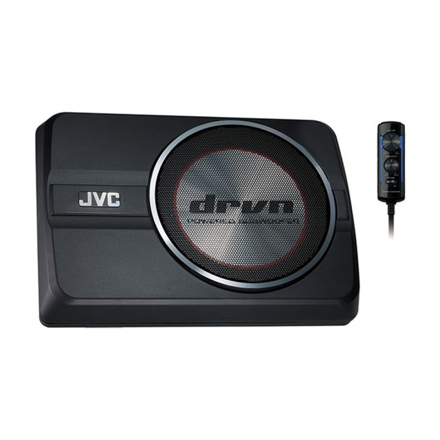 JVC CW-DRA8 - 20cm (8'') Compact Powered Underseat Subwoofer 250W
