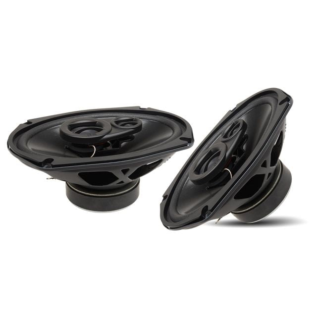 Powerbass S-6903 - 6x9" 3-Way Tri-axial Shelf Speakers 420W Total Power