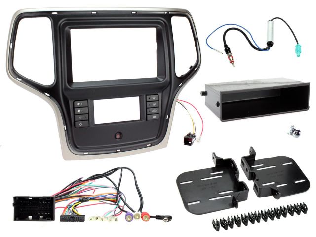 Connects2 CTKPJP02 Jeep Grand-Cherokee 2014-2021 Complete Double Din Stereo Fitting Kit