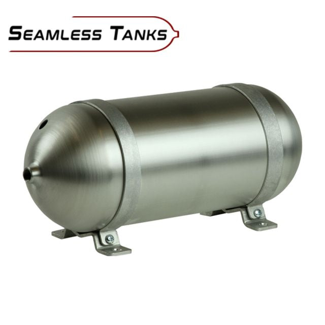 Seamless Tanks - Brushed Aluminium 0.363 Gallon 12" Tank