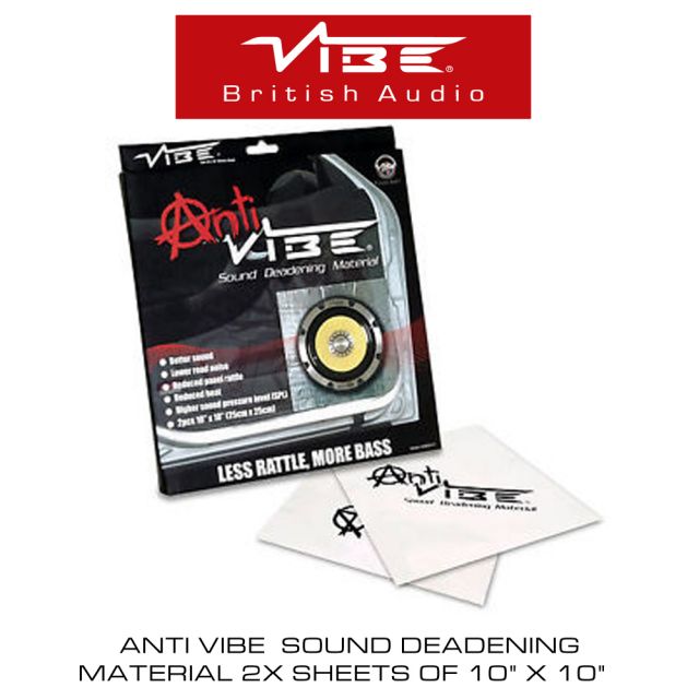 Vibe AVSD2-V1 - AntiVibe Speaker Kit Sound Deadning