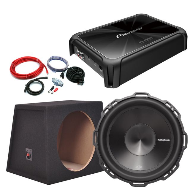 Rockford Fosgate P3 Champion 15" Dual 2 Ohm Bass Package 1200W