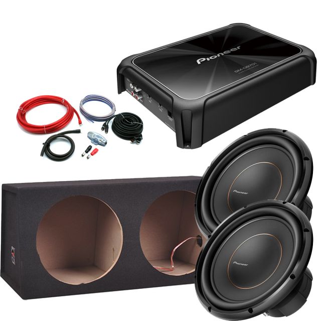Pioneer D-Series 12" Twin Bass Package Deal 4000W
