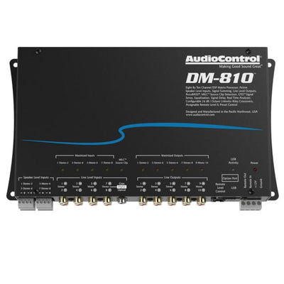 AudioControl DM810 - Premium 8 Input 10 Output DSP Matrix Processor