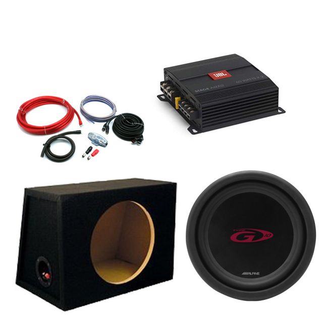 Alpine Type G 12"  Stage Bass Package Deal 800W