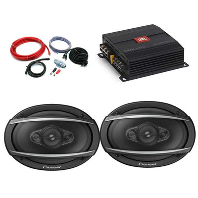 JBL Stage TSA 6x9 Amplifier & Speaker Package Deal 450W