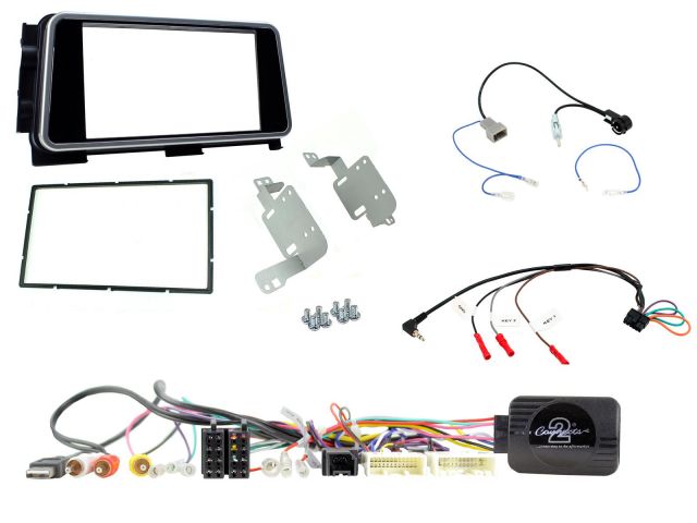 Connects2 CTKNS12 - Nissan Micra 2017-2019 Complete Double Din Stereo Fitting Kit