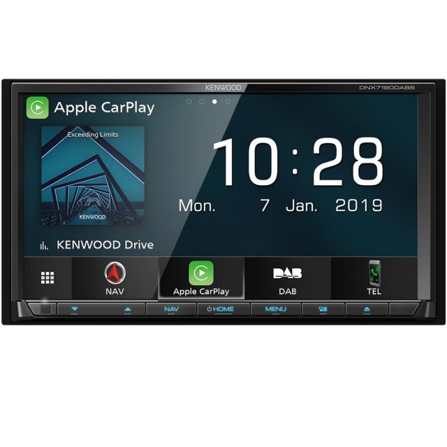 Kenwood DNX7190DABS - 7 Inch CarPlay Android Auto Bluetooth DAB GPS Stereo (***EX-DEMO***)