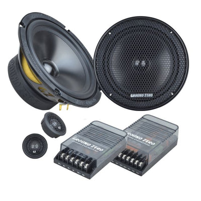 Ground Zero  GZRC 165.2SQ - 6.5" 2 Way Component Speakers 380W Max Power