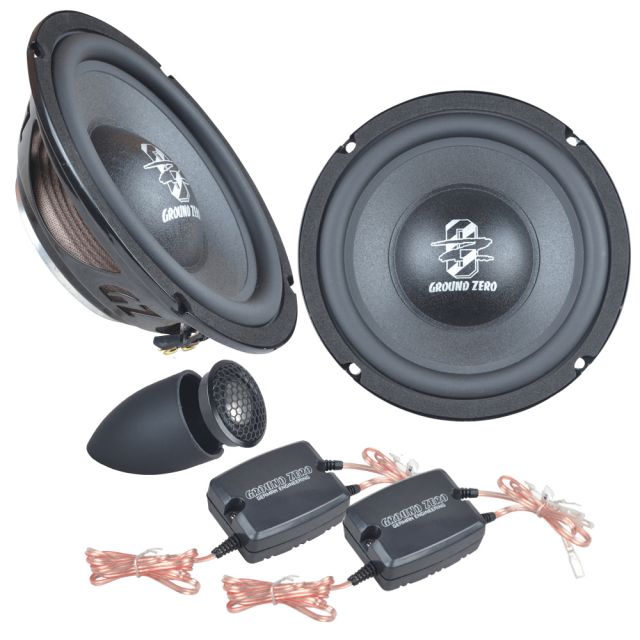 Ground Zero  GZRC 165NEO-IV - 6.5" 2 Way Component Speakers 340W Max Power