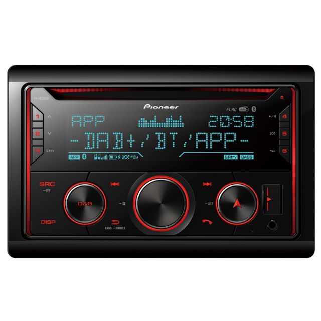 Pioneer FH-S820DAB - CD MP3 DAB/DAB+, Bluetooth iPhone/Android Stereo