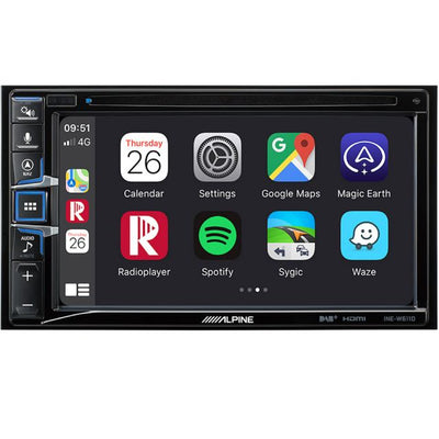 Alpine INE-W611D - 6.5" Screen Navi DAB Bluetooth CarPlay/Android Auto