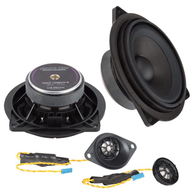 Ground Zero  GZCS 100BMW-B - 2-Way Component Speakers for BMW Models