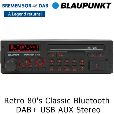 Blaupunkt Bremen SQR 46 DAB - Retro Classic Bluetooth DAB+ USB  Stereo