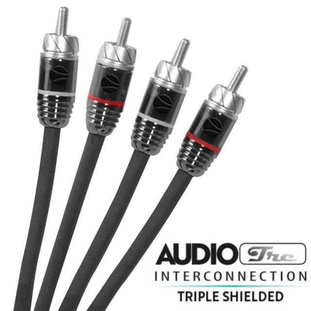 Phonocar 6037 - Audio TRE Triple Shielded 5m 4Ch RCA Cable