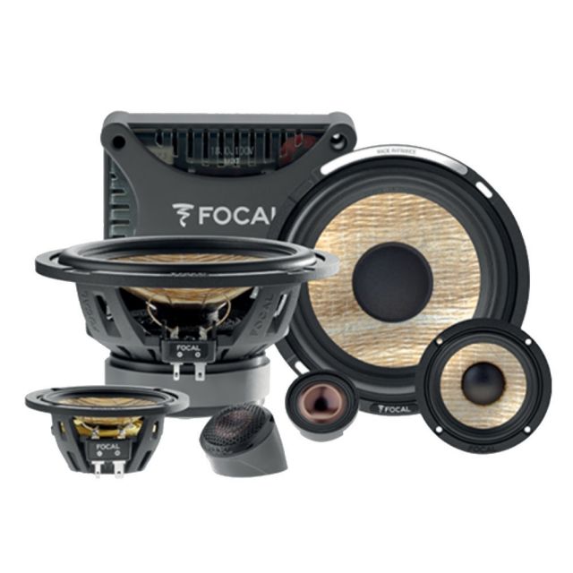 Focal PS165-F3E - Flax EVO 6.5" 3-Way Car Component Speaker 320W