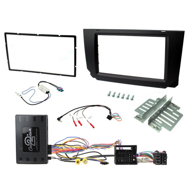 Connects2 CTKST13 - Seat Ibiza 2017-2021 Complete Double Din Stereo Fitting Kit