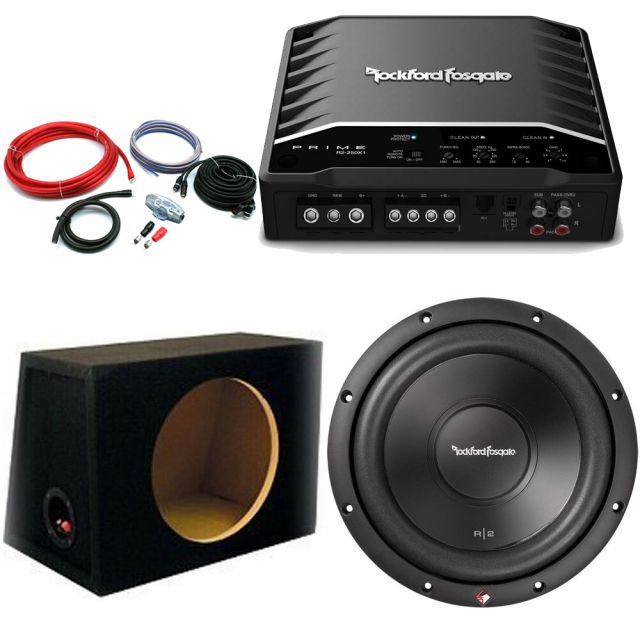 Rockford Fosgate R2 Prime 10" DVC Bass Package Deal