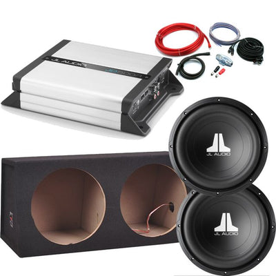 JL Audio 12" W0 JD Twin Digital Bass Package Deal