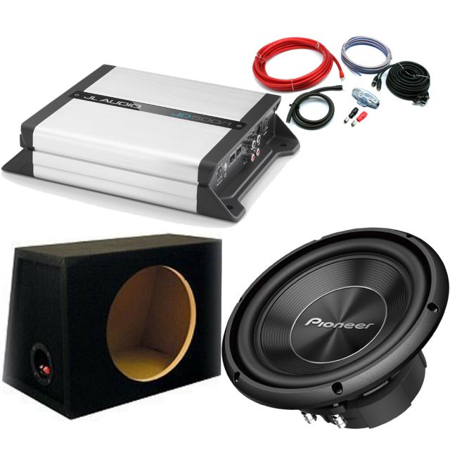 Pioneer 10" Mono JD Bass Package Deal 1300W