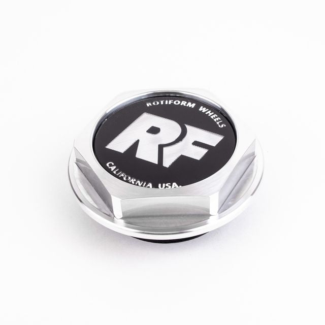 Rotiform Hex Nut Machined Silver - Includes Cap