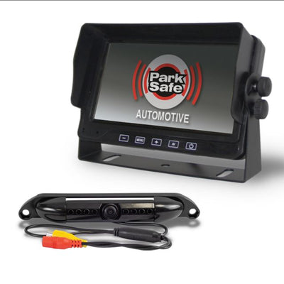 Parksafe  Universal Strip Bar Front Or Rear Camera Black & 5” Monitor Kit