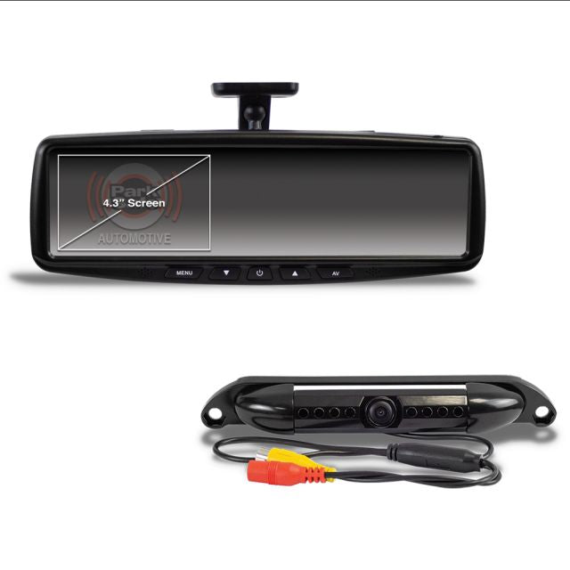 Parksafe  Universal Strip Bar Front or Rear Camera & 4.3” Mirror Monitor K