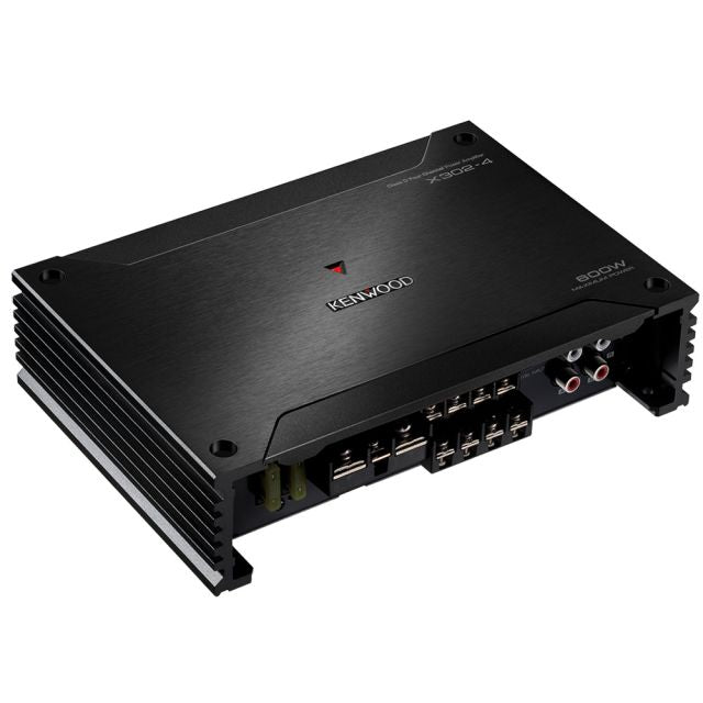 Kenwood X302-4 - X-Series 4 Channel Class D Bridgeable Car Amplifier 600W