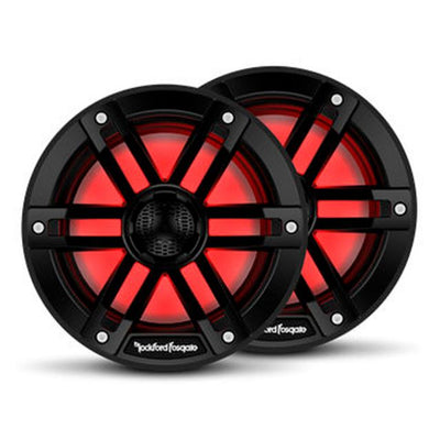 Rockford Fosgate M1 6.5” Color Optix™ Marine 2-Way Speakers 300 Watts - Black