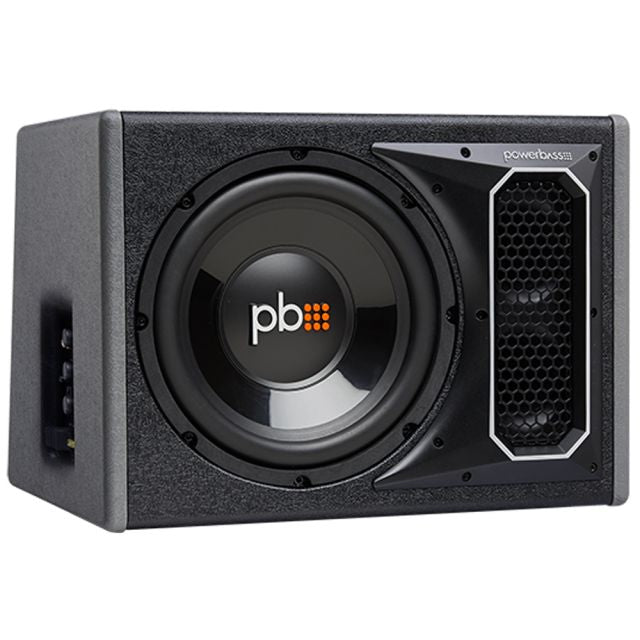 Powerbass PS-AWB101 -  10" Car Subwoofer Amplified Vented Bass Enclosure