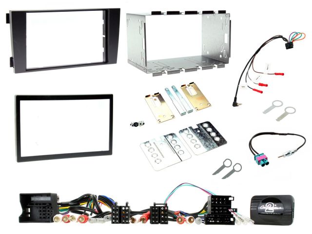 Connects2 CTKAU05 Audi A6 C5 2001-2004 Complete Double Din Stereo Fitting Kit