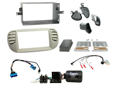 Connects2 CTKFT05 Fiat 500 2007-2015 Complete Double Din Stereo Fitting Kit