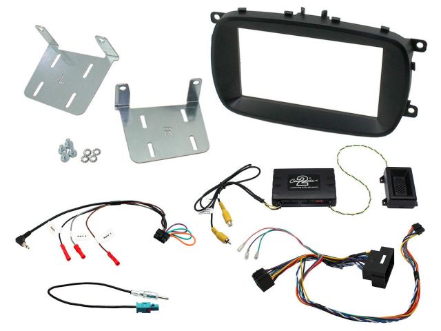 Connects2 CTKFT13 - Fiat 500X 2015-2021 Complete Double Din Stereo Fitting Kit