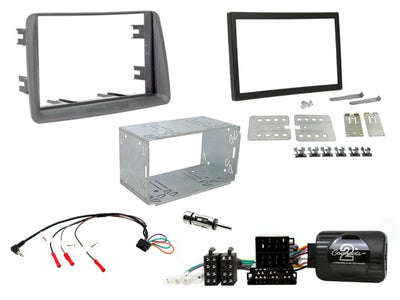 Connects2 CTKFT19 Fiat Panda 2003-2012 Complete Double Din Stereo Fitting Kit