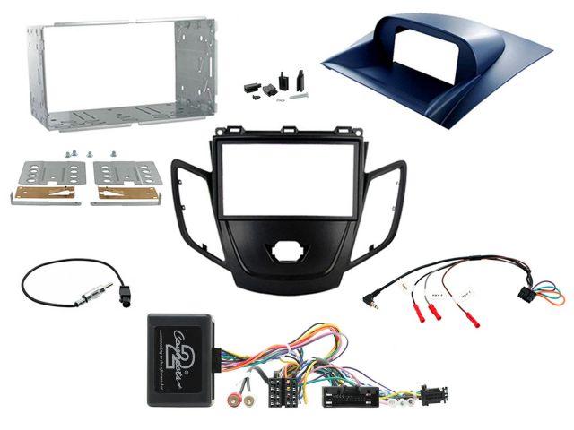Connects2 CTKFD17 Ford Fiesta 2010-2012 Complete Double Din Stereo Fitting Kit